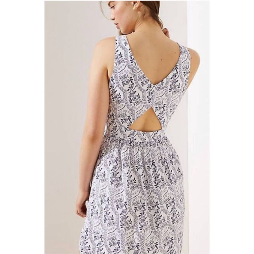 NEW LOFT Floral Cutout Dress